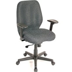 Raynor Eurotech Fabric Aviator Task Chair, Charcoal