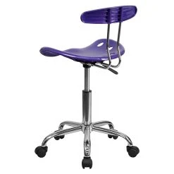 Flash Furniture Chrome Low Back Computer Task Chair With Tractor Seat, Vibrant Violet -Office Chairs Shop unnamed file 618
