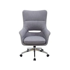 Hanover Carlton Fabric Swivel Computer And Desk Chair, Gray (HOC0012) -Office Chairs Shop unnamed file 641