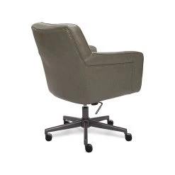 Serta Style Ashland Faux Leather Swivel Computer And Desk Chair, Gray (47140G) -Office Chairs Shop unnamed file 652