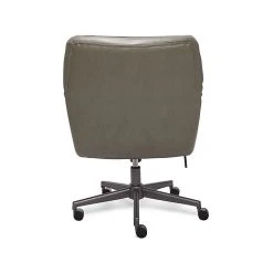 Serta Style Ashland Faux Leather Swivel Computer And Desk Chair, Gray (47140G) -Office Chairs Shop unnamed file 653