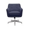 Serta Style Ashland Fabric Swivel Computer And Desk Chair, Blue (47140A)