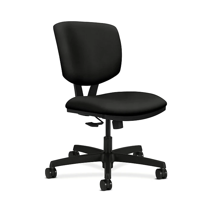 HON Volt HON5723HWP40T Fabric Office/Computer Chair, Armless, Black 3 HON Volt HON5723HWP40T Fabric Office/Computer Chair, Armless, Black