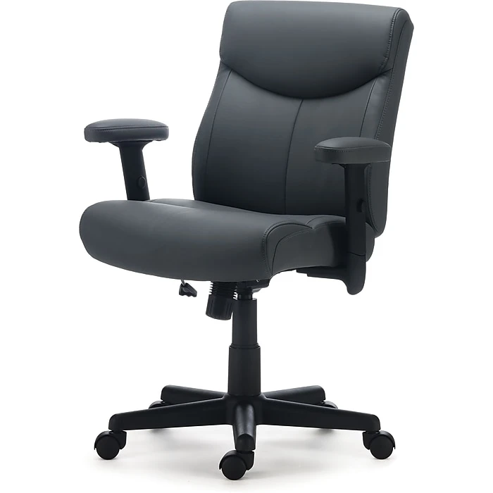 Staples Traymore Luxura Managers Chair, Gray (53246) 3 Staples Traymore Luxura Managers Chair, Gray (53246)