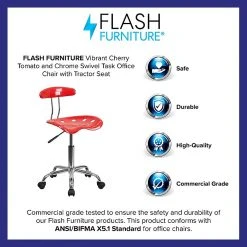 Flash Furniture Polymer Vibrant Computer Task Chairs With Tractor Seat (LF214CHYTOMATO) -Office Chairs Shop unnamed file 849