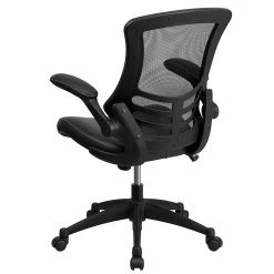 Flash Furniture Mesh Back Faux Leather Computer And Desk Chair, Black (BLX5MLEA) -Office Chairs Shop unnamed file 87