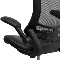 Flash Furniture Mesh Back Faux Leather Computer And Desk Chair, Black (BLX5MLEA) -Office Chairs Shop unnamed file 88