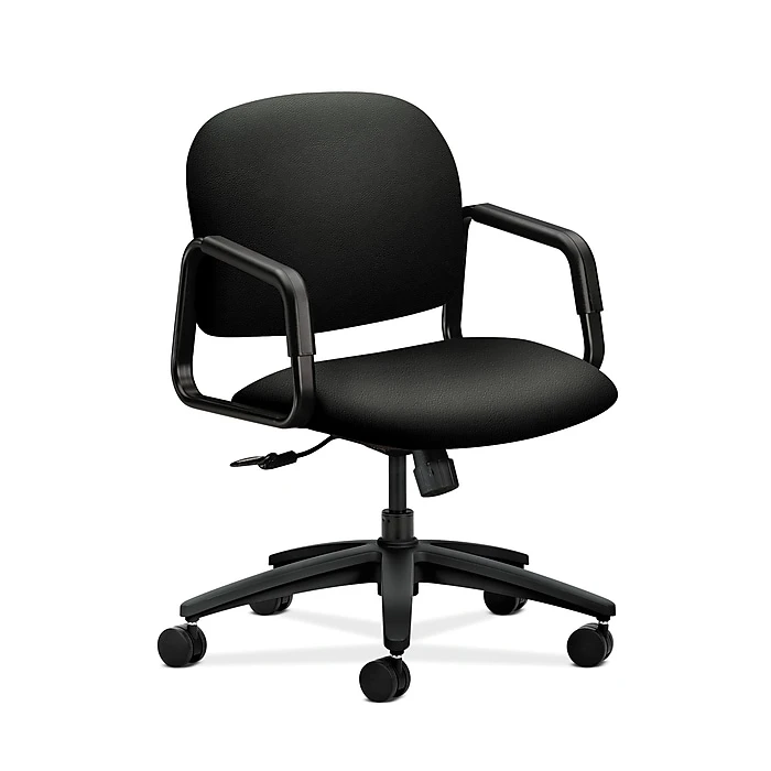HON HON4002WP40T Solutions Seating Black Mid-Back Office/Computer Chair With Fixed Arms 3 HON HON4002WP40T Solutions Seating Black Mid-Back Office/Computer Chair With Fixed Arms