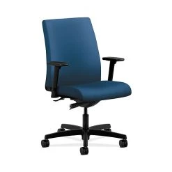HON HONIT103NR90 Ignition Low-Back Office/Computer Chair, Adjustable Arms, Regatta Fabric